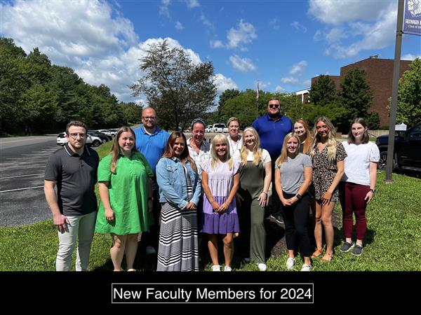 Picture of new faculty for the 2024 school year